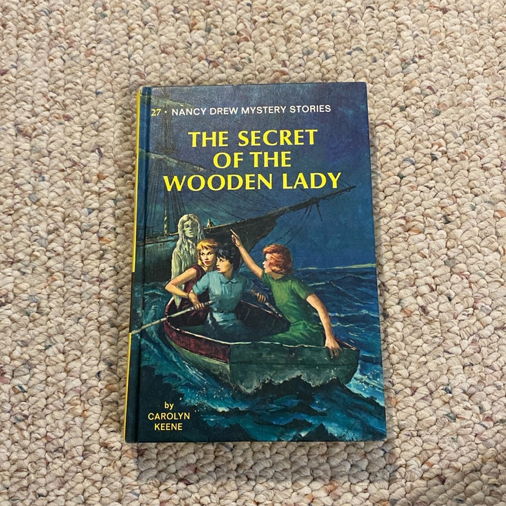 Vintage 1967  Nancy Drew Secret Of The Wooden Lady 27 mystery series